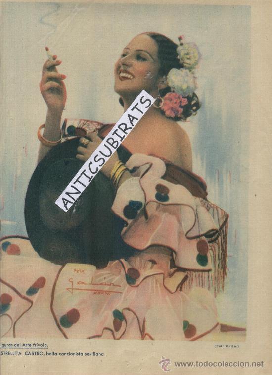 Collection Magazines and Newspapers: REVISTA 1934 ESTRELLITA CASTRO LOIGORRI GRANJA POCH PE&Ntilde;UELAS LA LASTRA AVILA PEGUERINOS