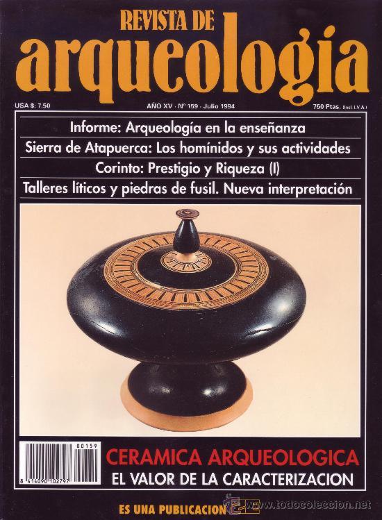 Coleccionismo de revistas y peri&oacute;dicos: Revista de Arqueolog&iacute;a N&uacute;mero 159