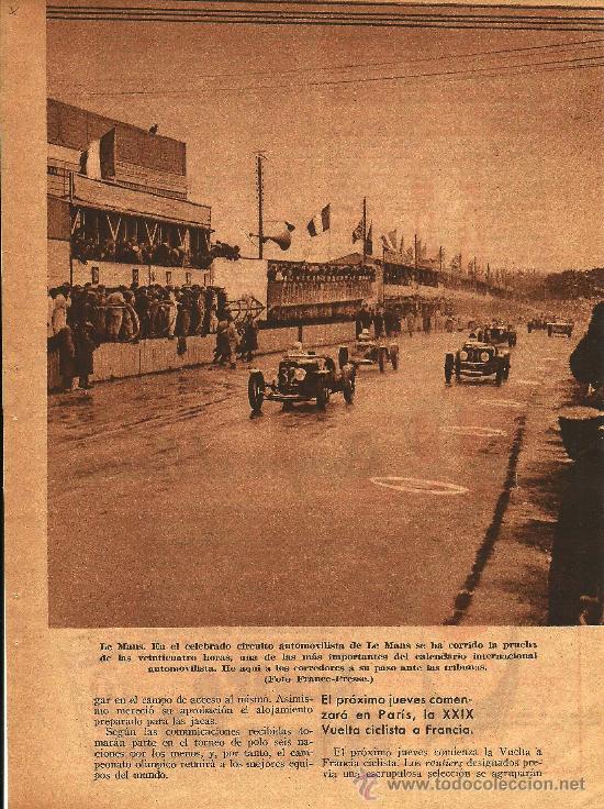 Coleccionismo de revistas y peri&oacute;dicos: * DEPORTES * BOXEO : Paulino Uzcudun: Automovilismo: Le Mans; atletismo&hellip; - 1935