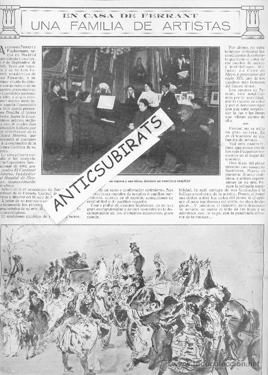Sammeln von Zeitschriften und Zeitungen: REVISTA 1914 FERNANDO FERRANT NAVACERRADA ALBERTO VALERO MARTIN MARIA ALVAREZ CHACEL TRAJE SEGOVIA