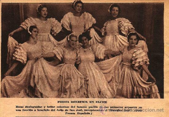 Collection Magazines and Newspapers: * ELCHE * Fiesta ben&eacute;fica para el Asilo de San Jos&eacute;  - 1935