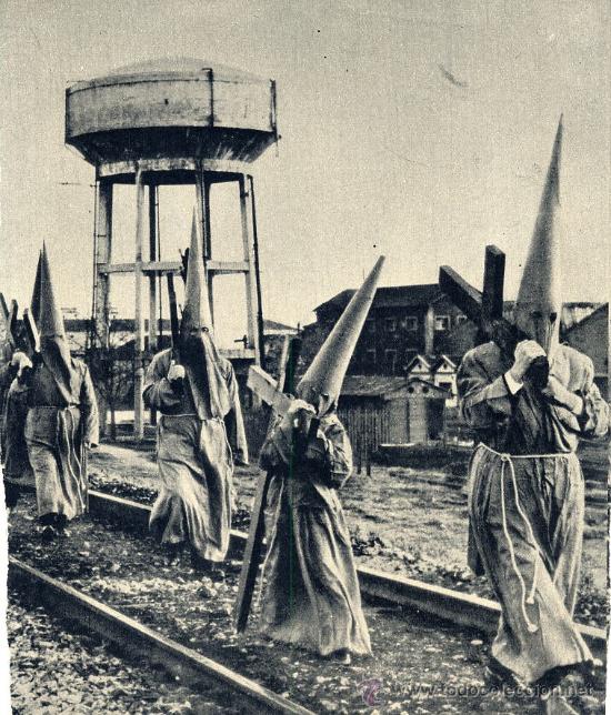 Coleccionismo de Revistas y Peri&oacute;dicos: MADRID 1964 SEMANA SANTA DE LOS FERROVIARIOS LAS DELICIAS 3 HOJAS REVISTA