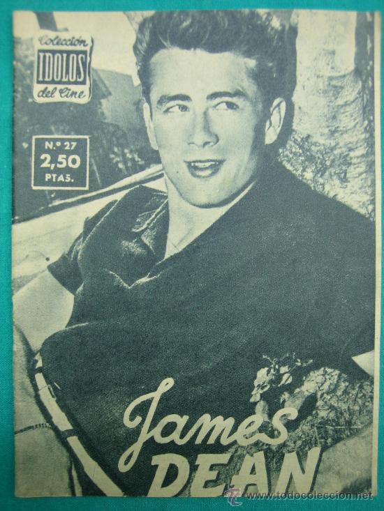 Coleccionismo de Revistas y Peri&oacute;dicos: Revista Idolos del Cine. James Dean