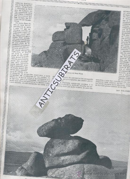 Coleccionismo de Revistas y Peri&oacute;dicos: REVISTA 1914 QUIJOTE TOBOSO SANT BENET DE BAGES NAVARCLES GUADARRAMA SIETE PICOS CARAFFA DE CORDOBA