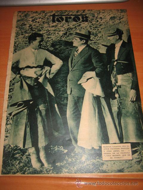 Sammeln von Zeitschriften und Zeitungen: TOROS MARCIAL LALANDA   HOJA REVISTA BLANCO Y NEGRO 1932