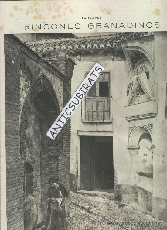 Coleccionismo de Revistas y Peri&oacute;dicos: REVISTA 1916 COVADONGA CANGAS DE ONIS HERMIDA ALGIBE DE TRILLO ALBAICIN GRANADA LAMBERT REINOSA