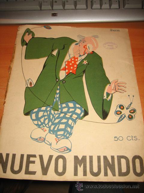 Sammeln von Zeitschriften und Zeitungen: PORTADA DE LA REVISTA  REVISTA NUEVO MUNDO 1925