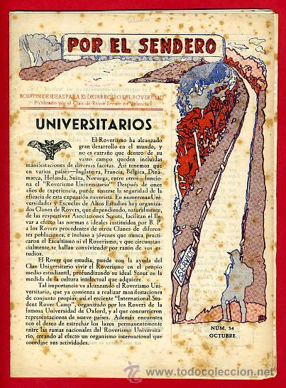Coleccionismo de revistas y peri&oacute;dicos: REVISTA EXPLORADORES BOYS SCOUTS , POR EL SENDERO N&ordm; 34 , ORIGINAL BOY3R