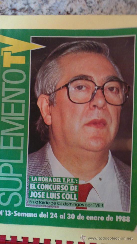 Coleccionismo de Revistas y Peri&oacute;dicos: REVISTA .SUPLEMENTO TV-N&ordm;13-A&Ntilde;O.88.(BOB DYLAN,BAJARSE AL MORO,ABERASTURI,Y.MAS..)