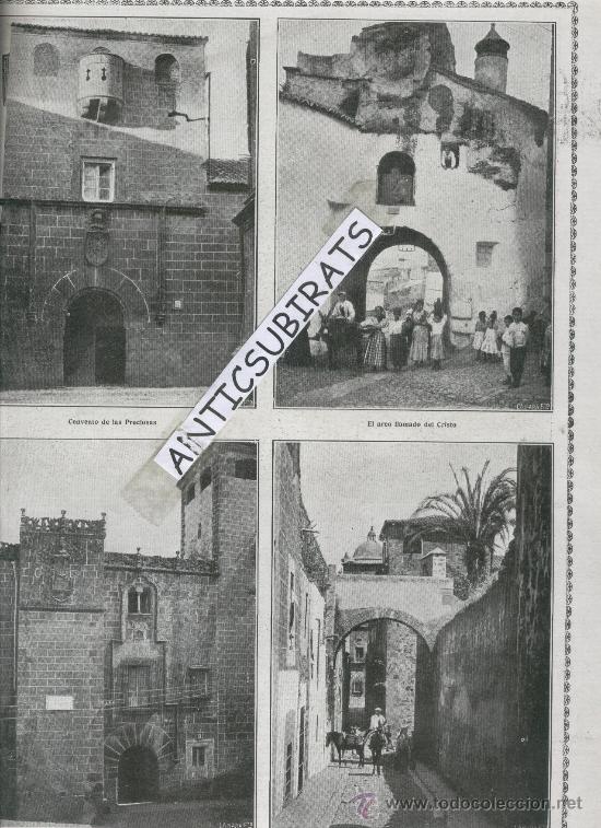 Collection Magazines and Newspapers: REVISTA 1918 CACERES PLAZA SAN MARTIN ARCO DEL CRISTO CALATAYUD PEPE MONCAYO OSO DEL PIRINEO