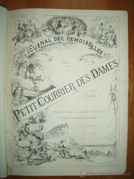 Collectionnisme de Revues et Journaux: JOURNAL DES DEMOISELLES: PETIT COURIER DES DAMES &ndash; 1881