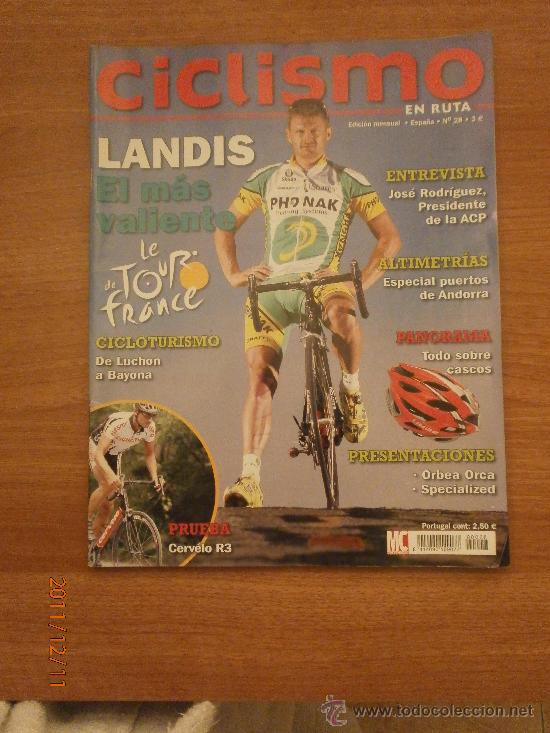 Coleccionismo de revistas y peri&oacute;dicos: REVISTA CICLISMO EN RUTA N&ordm; 28- - LANDIS EL MAS VALIENTE