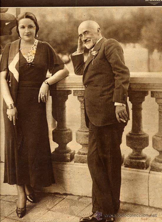 Coleccionismo de Revistas y Peri&oacute;dicos: CARMEN DIAZ Y JACINTO BENAVENTE 1931 ESTRENO OBRA HOJA PORTADA REVISTA