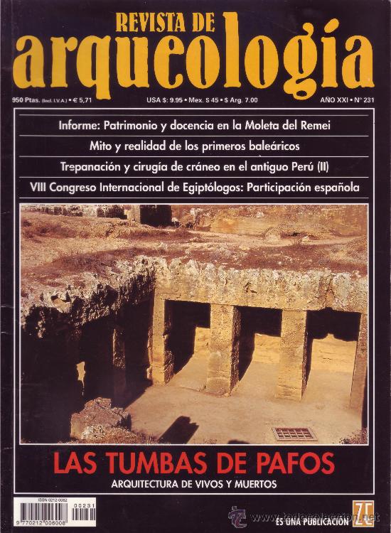 Coleccionismo de revistas y peri&oacute;dicos: Revista de Arqueolog&iacute;a N&uacute;mero 231