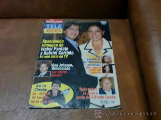Coleccionismo de Revistas y Peri&oacute;dicos: Rev.TELE INDISCRETA 5/1997.- ISABEL PANTOJA Rptje.,UFOLOGOS,, A. LANDA,DON JOHNSON,M. DIAZ AROCA.