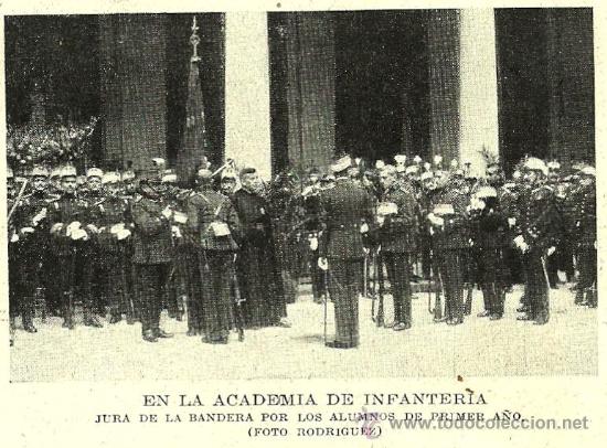 Coleccionismo de Revistas y Peri&oacute;dicos: * TOLEDO * Jura de bandera en la Academia de Infanter&iacute;a - 1916