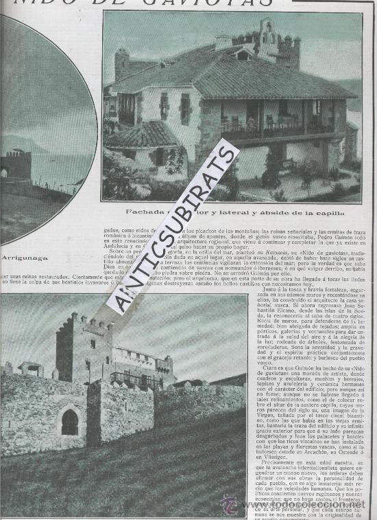 Coleccionismo de revistas y peri&oacute;dicos: REVISTA 1920 KAIOAVIA ARRGUNAGA ALGORTA PEDRO GUIMON MONASTERIO DE PIEDRA HAWAI HONOLULU HULA HULA