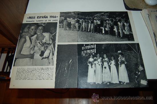 Collection Magazines and Newspapers: PAQUITA TORRES ELEGIDA MISS ESPA&Ntilde;A 1966: Reportaje gr&aacute;fico de 1966