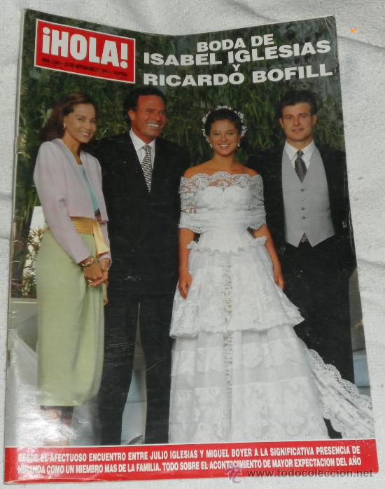 Revista hola boda de isabel iglesias julio,roci - Vendido ...