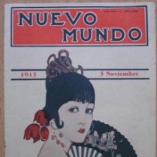 Coleccionismo de Revistas y Periódicos: REVISTA NUEVO MUNDO. 1915. TEATRO - LA TIZONA -. MADRID. TEMPORADA DEL REAL. CATALUÑA. MELILLA