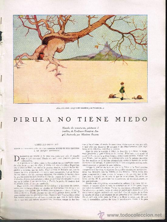 Collezionismo di Riviste e Giornali: Pirula no tiene miedo - Emiliano Ramirez Angel - Ilustraciones: M&aacute;ximo Ramos - Hojas de revista