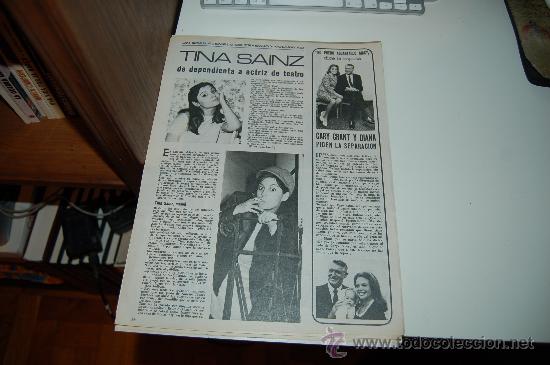 Collection Magazines and Newspapers: TINA SAINZ: Entrevista y reportaje gr&aacute;fico de 1967