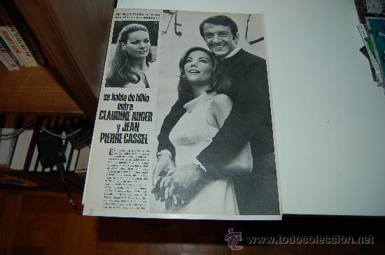 Collection Magazines and Newspapers: CLAUDINE AUGER ( Chica Bond ) y JEAN PIERRE CASSEL: Reportaje gr&aacute;fico de 1967