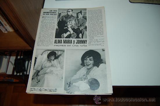Collection Magazines and Newspapers: ALMA MAR&Iacute;A Y JOHNNY ( De LOS TRES SUDAMERICANOS ): Entrevista y reportaje gr&aacute;fico de 1967