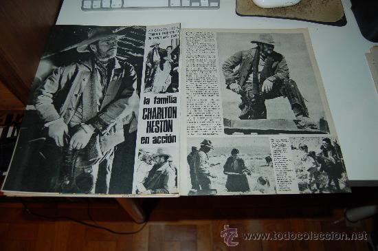 Coleccionismo de Revistas y Peri&oacute;dicos: CHARLTON HESTON: Reportaje gr&aacute;fico de 1967