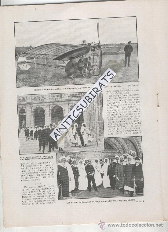 Collezionismo di Riviste e Giornali: REVISTA 1910 DUQUE NAJERA AVIACION SANTOS DUMONT EN MADRID LAGARTIJO FUTBOL CLUB DEPORTIVO ESPA&Ntilde;OL