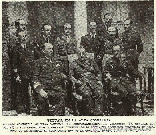 Coleccionismo de revistas y peri&oacute;dicos: * TETU&Aacute;N * Alto Comisario Sanjurjo, Contraalmirante Vel&aacute;zquez, general Goded - 1926