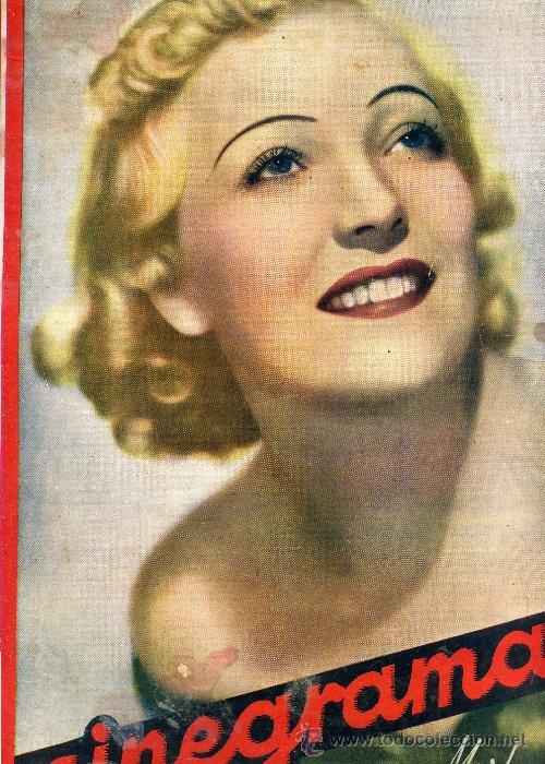 Coleccionismo de revistas y peri&oacute;dicos: CINEGRAMAS revista 22 marzo 1936 N&ordm; 80 CHARLIE CHAPLIN CLARK GABLE oferta