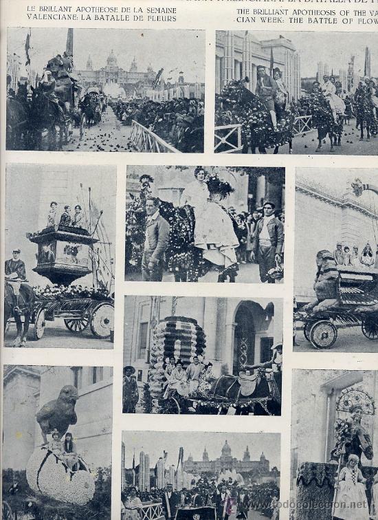 Coleccionismo de Revistas y Peri&oacute;dicos: BARCELONA SEMANA VALENCIANA 1929 EXPOSICION BATALLA DE FLORES HOJA REVISTA