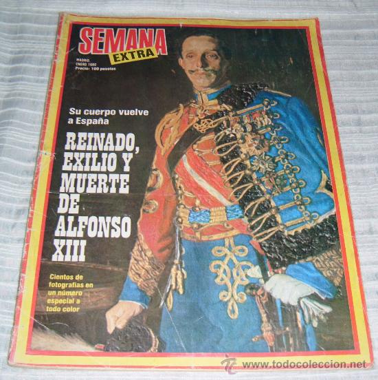 Coleccionismo de Revistas y Peri&oacute;dicos: revista semana a&ntilde;o 1980 n&ordm; extra con ciento de fotografias