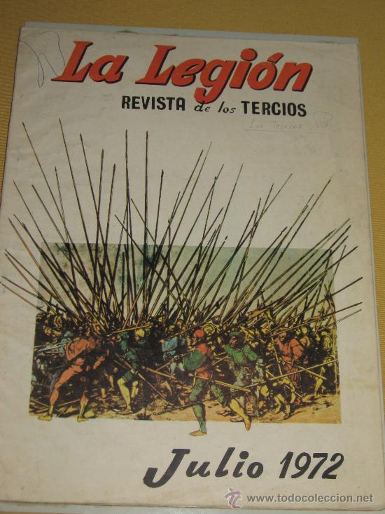 Coleccionismo de revistas y peri&oacute;dicos: LA LEGION - REVISTA DE LOS TERCIOS - JULIO 1972