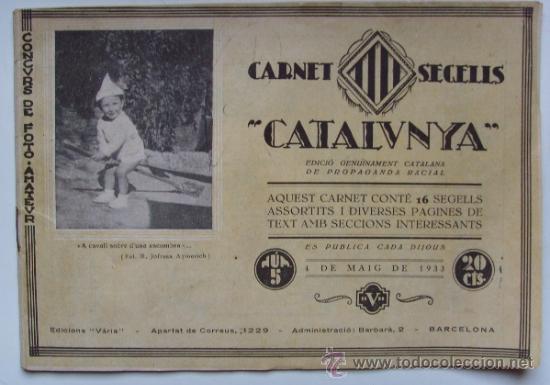Collezionismo di Riviste e Giornali: CARNET SEGELLS CATALUNYA