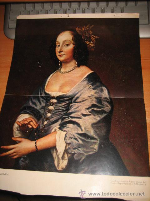 Coleccionismo de revistas y peri&oacute;dicos: MARIA RUTAHVEN CUADRO ATRIBUIDO A P.LELY MUSEO DEL PRADO HOJA DE REVISTA BLANCO Y NEGRO 1933