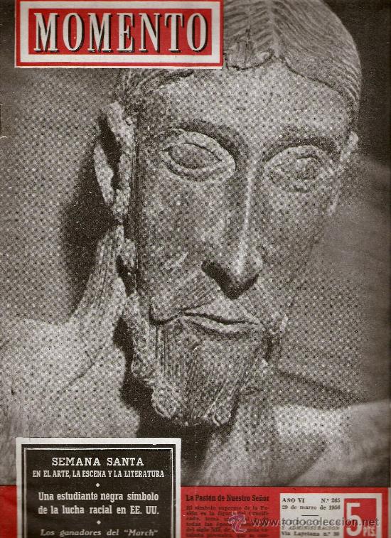 Coleccionismo de revistas y peri&oacute;dicos: REVISTA MOMENTO N&ordm; 263 MARZO DE 1956