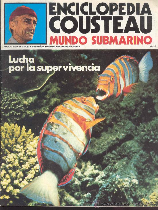 Coleccionismo de Revistas y Peri&oacute;dicos: ENCICLOPEDIA COUSTEAU - MUNDO SUBMARINO - FASCIULO N&ordm; 2 - 1979