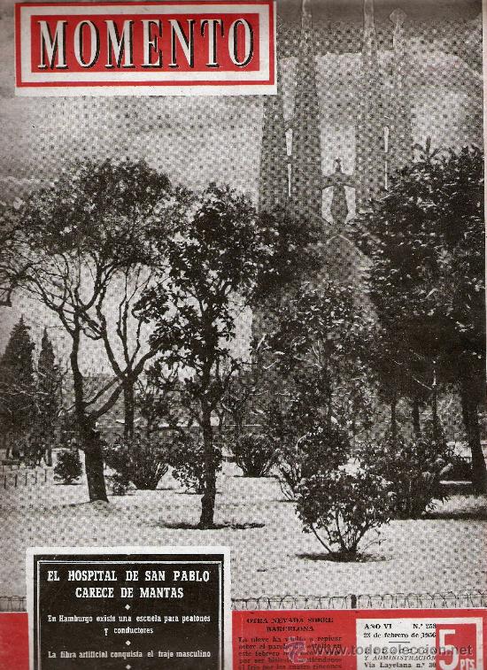 Coleccionismo de revistas y peri&oacute;dicos: REVISTA MOMENTO N&ordm; 258 FEBRERO DE 1956