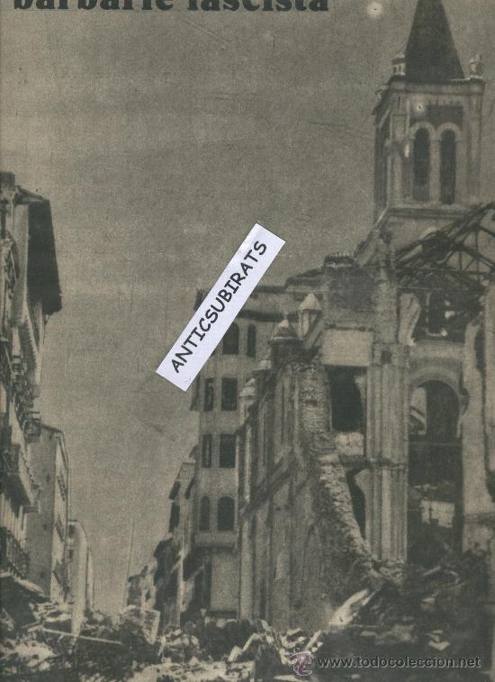 Coleccionismo de Revistas y Peri&oacute;dicos: LA VANGUARDIA.A&Ntilde;O 1937.BOMBARDEO.CALLE MENDIZABAL.MADRID.JACINTO BENAVENTE.VICTORIO MACHO.PASIONARIA
