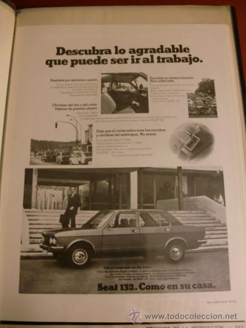 Coleccionismo de revistas y peri&oacute;dicos: SEAT 132 publicidad original
