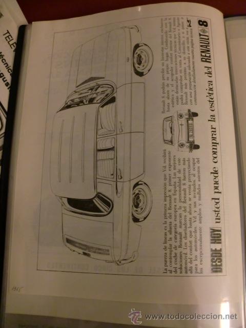 Coleccionismo de Revistas y Peri&oacute;dicos: Dos anuncios publicidad original RENAULT 8 FASA RENAULT