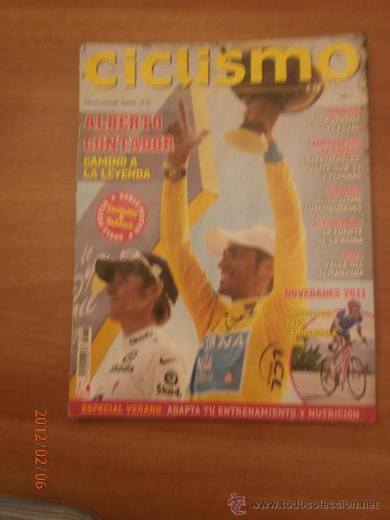 Coleccionismo de revistas y peri&oacute;dicos: REVISTA CICLISMO N&ordm; 76- ALBERTO CONTADOR - CAMINO A LA LEYENDA