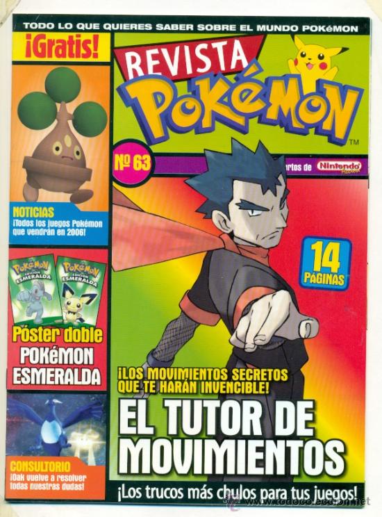 Collection Magazines and Newspapers: REVISTA POKEMON N&ordm; 63