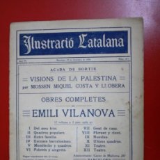 Coleccionismo de Revistas y Periódicos: ANTIGUA PUBLICACIÓN ILUSTRACIO CATALANA AÑO VI Nº 290 - 20 DICIEMBRE 1908 - 