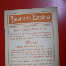 Coleccionismo de Revistas y Periódicos: ANTIGUA PUBLICACIÓN ILUSTRACIO CATALANA AÑO VII Nº 330 - 3 OCTUBRE 1909- CLUB NATACION BARCELONA