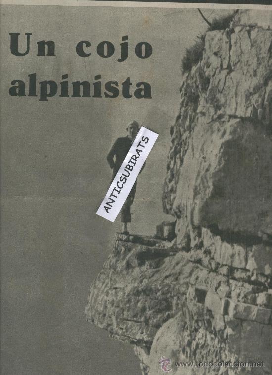 Colecionismo de Revistas e Jornais: VANGUARDIA 1936 MUTILADOS DE LA GUERRA CIVIL ALPINISMO ROGER TSHUMI CARRERA DE MOTOS ANTIFASCISTA