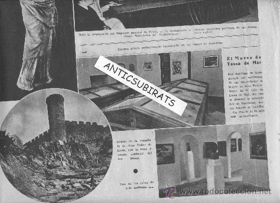 Colecionismo de Revistas e Jornais: LA VANGUARDIA A&Ntilde;O 1935 MUSEO EN DE TOSSA DE MAR TOSA ALBERTO DE CASTILLO