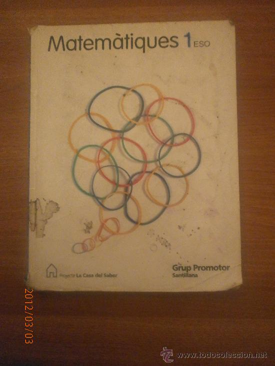 Coleccionismo de Revistas y Peri&oacute;dicos: LIBRO  MATEMATICAS 1&ordm; ESO